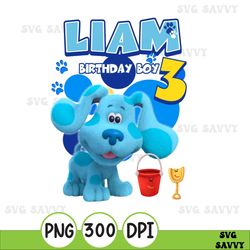Blues Clues birthday PNG,Blues clues PNGparty theme Blues clues PNGRaglan PNGPersonalized PNGfamily PNG Gift christm