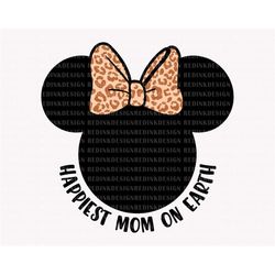 Happiest Mom On Earth Svg, Family Vacation Svg, Mouse Head Svg, Animal Kingdom Svg, Vacay Mode Svg, Family Shirt Vacatio