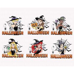 Bundle Halloween Princess PNG, Bundle Halloween Png, Spooky Png, Witch Png, Trick Or Treat Png,  Halloween Shirt Sublima