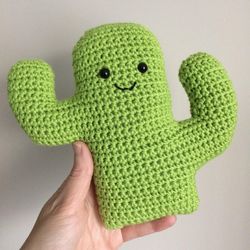 Crochet  Patterns  Toys Cactus Buddy Downloadable PDF, English