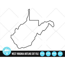West Virginia Outline SVG Files | West Virginia Cut Files | United States of America Vector Files | West Virginia Vector