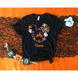 Personalized Disney Halloween Shirt, Halloween Shirt, Disney Shirt, Halloween Family Shirts, Women Disney Halloween Shir