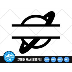 Saturn Planet SVG Files | Planet Cut Files | Space Vector Files | Saturn Planet Monogram Vector | Saturn Planet Clip Art