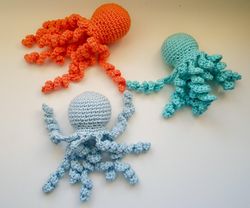 Crochet  Patterns  Toys Octopus Downloadable PDF, English