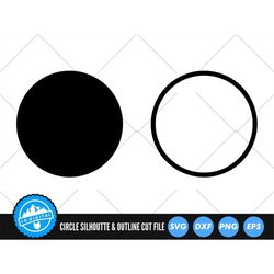 Circle Basic Shapes SVG Files | Circle Frame Cut Files | Circle Outline Vector Files | Circle Silhouette Vector | Circle