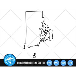 Rhode Island Outline SVG Files | Rhode Island Cut Files | United States of America Vector | Rhode Island Vector | Rhode