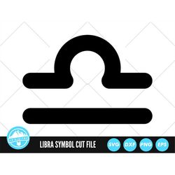 Libra Zodiac Symbol SVG Files | Zodiac Symbol Cut Files | Horoscope Vector Files | Astrology Vector | Zodiac Symbol Clip