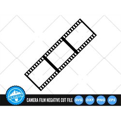 Camera Film Negative SVG Files | Movie Film Strip SVG Cut Files | Camera Vector | Camera Film Vector | Negative Film Str