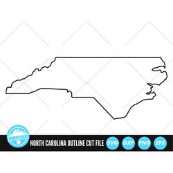North Carolina Outline SVG Files | North Carolina Cut Files | United States of America Vector | North Carolina Vector |