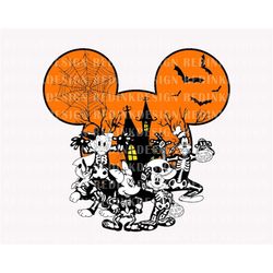 Halloween Mouse And Friend PNG, Halloween Skeleton Png, Spooky Season Png, Trick Or Treat Png, Halloween Masquerade, Hal