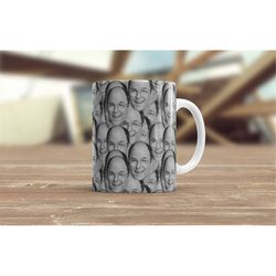 George Costanza BW Coffee Cup | George Costanza BW Tea Mug | 11oz & 15oz Coffee Mug