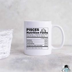 Pisces Coffee Mug, Pisces Zodiac Mug, Pisces Gift, Pisces Birthday Gift, Pisces Zodiac Sign, Pisces Astrology Gift, Pisc