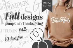 Bundle Svg Thanksgiving Fall Shirt Pod
