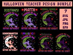 Halloween Teacher Design Bundle (SVG)