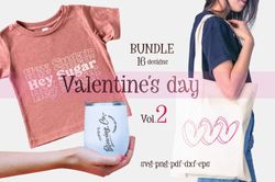 Bundle SVG Valentines Day Retro Shirt