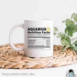 Aquarius Coffee Mug Aquarius Zodiac Mug Aquarius Gift Aquarius Birthday Gift Aquarius Zodiac Sign Aquarius Astrology Gif