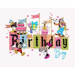 Birthday Boy Png, Happy Birthday Png, Mouse Birthday Boy Png, Family Trip Png, Vacay Mode, Feeling Happy Sublimation Png