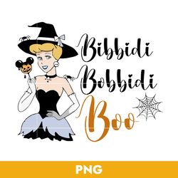 Bibbidi Bobbidi Boo Png, Princess Witch Halloween Png, Disney Halloween Png, BB04072330