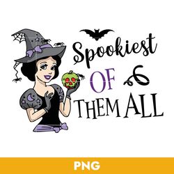 Snow White Spookiest Of Them All Png, Princess Halloween Png, Disney Halloween Png, BB04072338