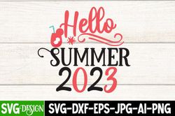 Hello Summer 2023 SVG Cut File