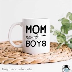 Mom of Boys Coffee Mug, Mug For Mom, Mom Gifts, Mom Coffee Mug, Unique Coffee Mug, Mom Gift From Boys, Cute Mom Mug, Mot