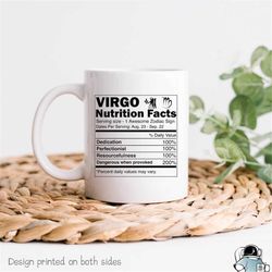 Virgo Coffee Mug, Virgo Zodiac Mug, Virgo Gift, Virgo Birthday Gift, Virgo Zodiac Sign, Virgo Astrology Gift, Virgo Horo
