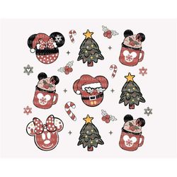 Christmas Mouse Doodle Png, Christmas Cocoa Png, Mouse Ball Png, Christmas Friends Png, Retro Christmas Shirt, Holiday S