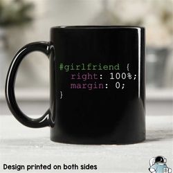 Computer Science Mug, Coding Girlfriend Coffee Mug, Coder Mug, Programming Gift, Computer Coding Mug, Developer Coder Gi