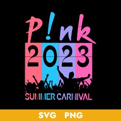 Pink Summer Carnival Tour 2023 Svg, Pink Tour 2023 Svg, Png, BB04072355