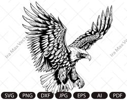 Eagle Svg, Eagle Attacks Svg, Eagle USA Svg, American Eagle Svg, Eagle detailed, Eagle Shirt, Eagle flying