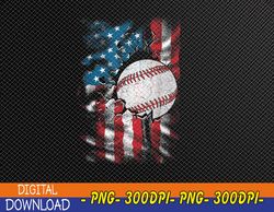 Patriotic Baseball 4th Of July Men USA American Flag Boys Svg, Eps, Png, Dxf, Digital Download