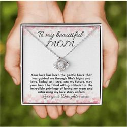 Mother of Bride Gift, Mom of Bride Gift, To My Mom Necklace, Mom Gift Necklace