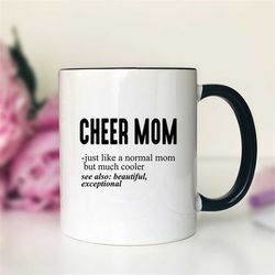 Cheer Mom Just Like A Normal Mom Coffee Mug  Cheer Gift  Cheer Mug  Funny Cheer Mom Gift