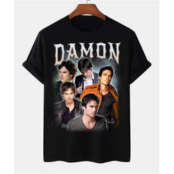 High Quality & Limited Damon Salvatore Vintage T-Shirt, Gift For Women and Man Unisex T-Shirt