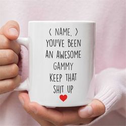 Personalized Gift For Gammy, Gammy Gifts, Custom Gammy Mug, Gammy Coffee Mug, Gammy Gift Idea, Gammy Birthday Gift, Best