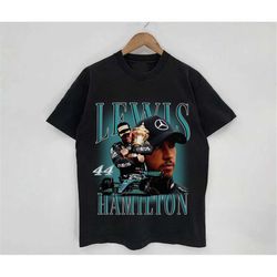 Lewis Hamilton Shirt Formula Racing Driver British Championship Fans Tshirt Vintage Graphic Tee Design Sweatshirt Otomot