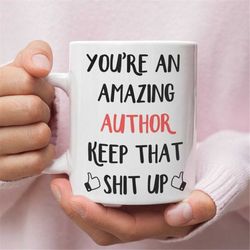 Author Gift, Mug For Author, Author Mug, Gift For Author, Funny Author Gifts