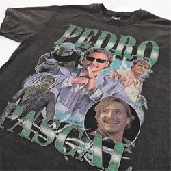 Pedro Pascal Shirt, Pedro Pascal Sweatshirts 90s, Pedro Pascal Hoodies, Pedro Pascal Fan Gifts, 90s Vintage Graphic Tees
