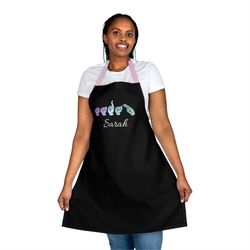 Custom Aprons, ASL Name Gifts, Apron for Women Personalized, Sign Language Gifts