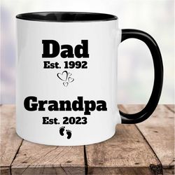 Dad Grandpa Mug, Grandpas Coffee Mug, Pops Coffee Mug, Abuelito Mug, New Grandfather