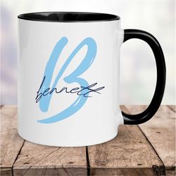 Monogrammed Mug, Initial Mug, Mug Name Personalized