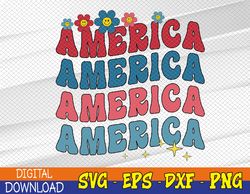Retro America Png, 4th Of July Png, Party In The USA , Digital Dowload