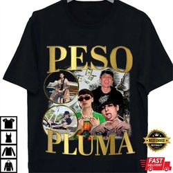 Peso Pluma Vintage Style T-shirt, Peso Pluma Graphic Tee, Peso Pluma retro 90s Shirt, Peso Pluma World Tour 2023,Peso Pl