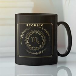 Scorpio Mug, Scorpio  Cup,  Zodiac Scorpio  Mug, Horoscope Mug, Scorpio  Constellation Mug