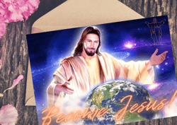 Digital greeting card. Become Jesus!