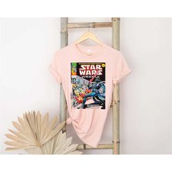 Darth Vader Comic Shirt, Star Wars Vintage Poster Tshirt, Disney Star wars, Unisex Gift T-Shirt,  Star wars Tshirt, Vint