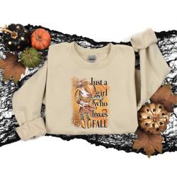 Just A Girl Who Loves Fall Shirt, Fall Shirt, Autumn Tees, Fall Is My Favorite, Cute Fall Shirts, Pumpkin Tee, Pumpkin S