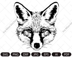 Fox Head svg/ FOX Face svg /Fox svg /Fox Mascot svg / Fox Printable / INSTANT DOWNLOAD
