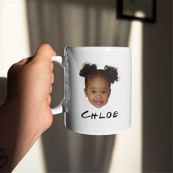 custom photo mug, birthday gift, anniversary present, personalized coffee mug, photo gift, mother's day, father's day gi