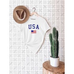 USA Flag T-Shirt, 4th of July T-Shirt, Unisex T-Shirt, America T-Shirt